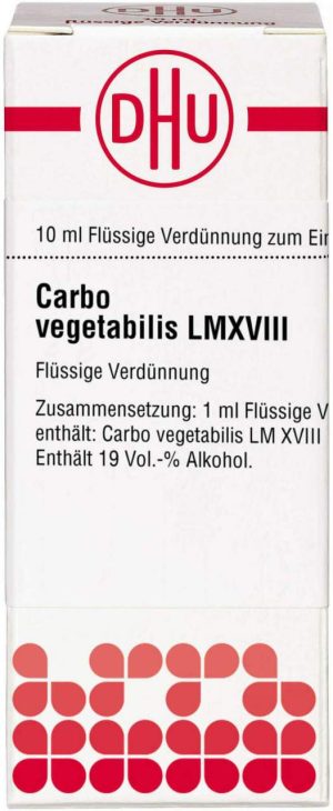 DHU Carbo vegetabilis LMXVIII Dilution 10 ml