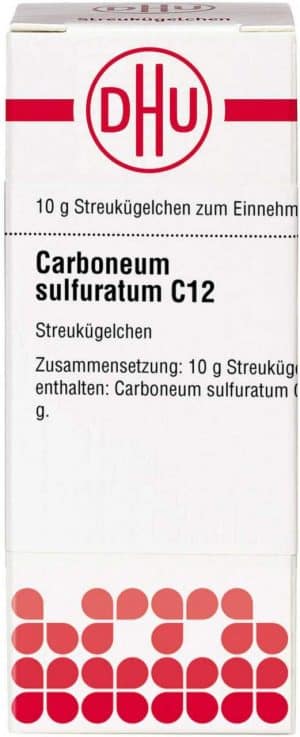 DHU Carboneum sulfuratum C12 Globuli 10 g