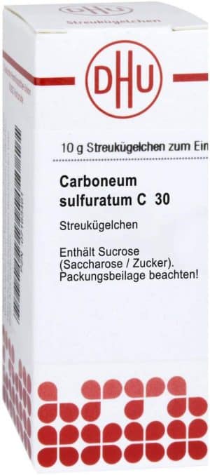DHU Carboneum sulfuratum C30 10 g Globuli