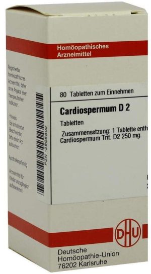 DHU Cardiospermum D2 80 Tabletten