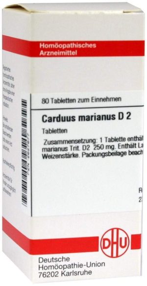 DHU Carduus marianus D2 80 Tabletten