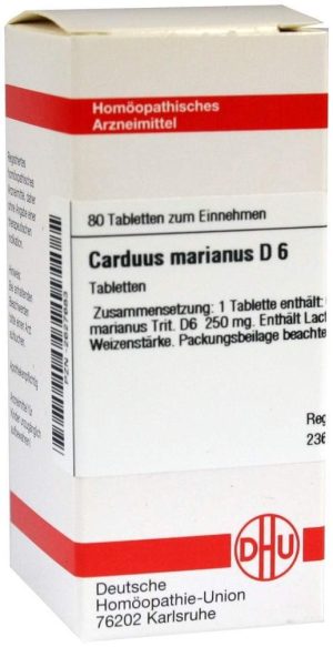 DHU Carduus marianus D6 80 Tabletten