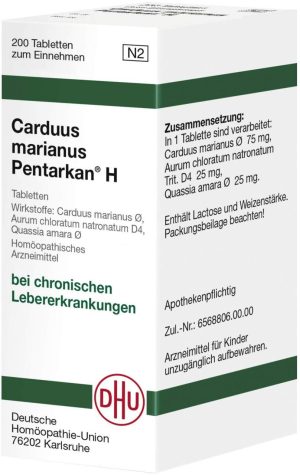 DHU Carduus marianus pentarkan H 200 Tabletten