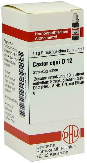 DHU Castor equi D12 10 g Globuli