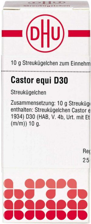 DHU Castor equi D30 Globuli 10 g