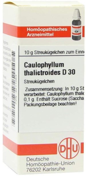 DHU Caulophyllum thalictroides D30 10 g Globuli