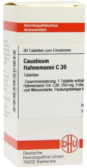 DHU Causticum hahnemanni C30 80 Tabletten