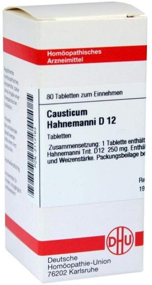 DHU Causticum hahnemanni D12 80 Tabletten