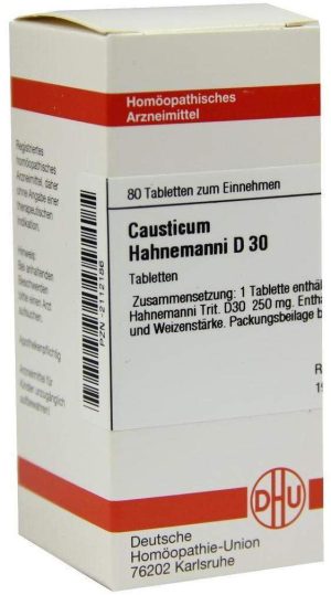 DHU Causticum hahnemanni D30 80 Tabletten
