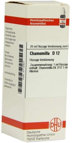 DHU Chamomilla D12 20 ml Dilution