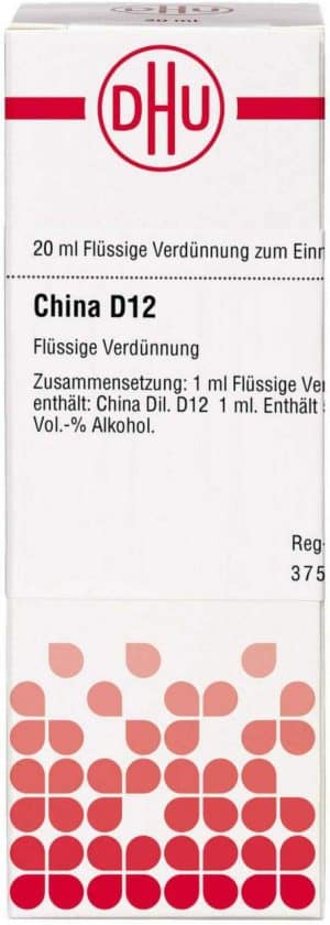 DHU China D12 Dilution 20 ml