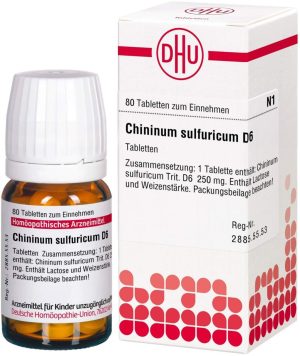 DHU Chininum sulfuricum D6 80 Tabletten