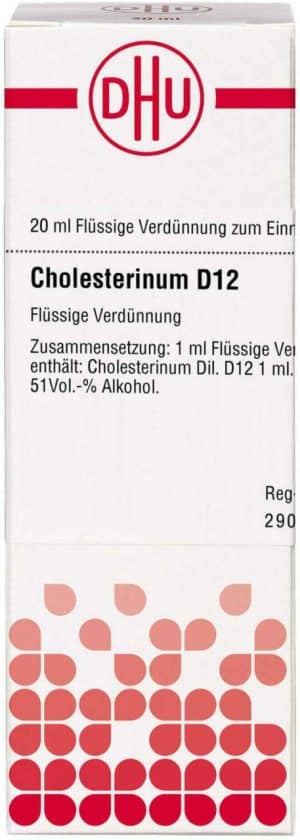 DHU Cholesterinum D12 Dilution 20 ml