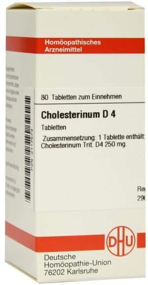 DHU Cholesterinum D4 80 Tabletten