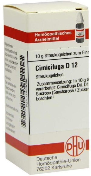 DHU Cimicifuga D12 10 g Globuli