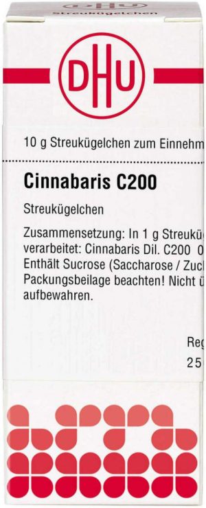 DHU Cinnabaris C200 Globuli 10 g