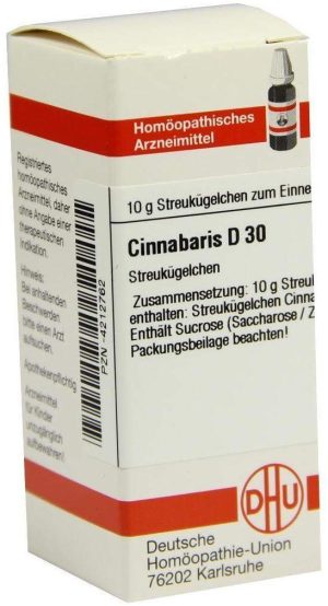 DHU Cinnabaris D30 10 g Globuli