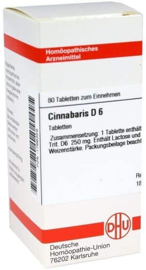 DHU Cinnabaris D6 80 Tabletten
