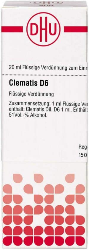 DHU Clematis D6 Dilution 20 ml