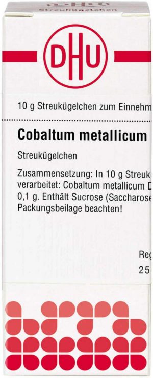 DHU Cobaltum metallicum D30 Globuli 10 g