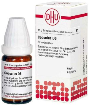 DHU Cocculus D6 10 g Globuli