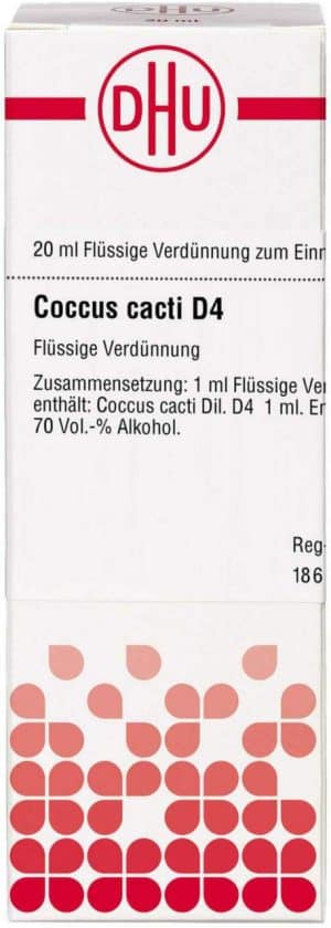 DHU Coccus cacti D4 Dilution 20 ml
