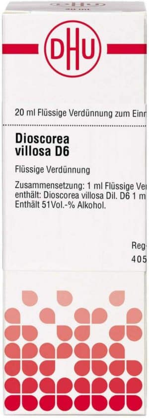 DHU Dioscorea villosa D6 Dilution 20 ml