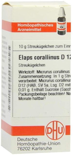 DHU Elaps corallinus D12 Globuli