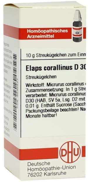 DHU Elaps corallinus D30 Globuli