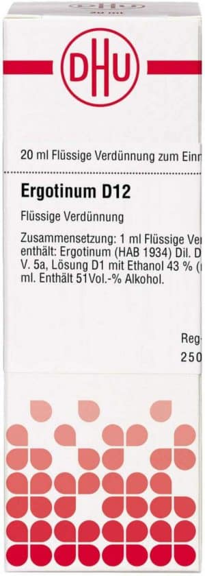 DHU Ergotinum D12 Dilution 20 ml
