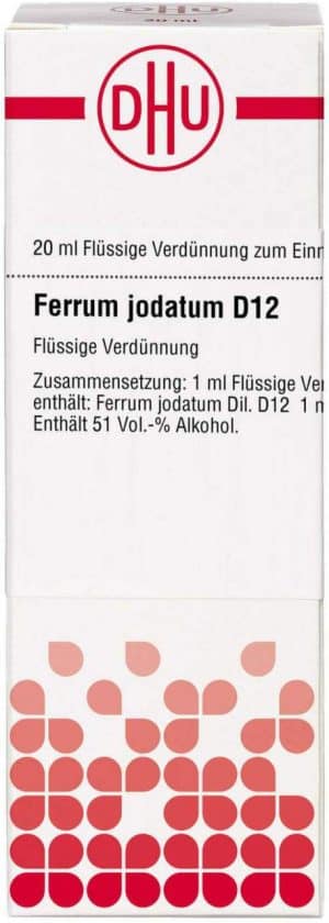 DHU Ferrum jodatum D12 Dilution 20 ml