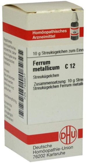 DHU Ferrum metallicum C12 Globuli