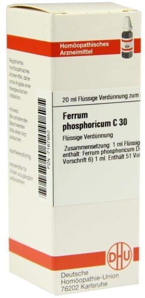 DHU Ferrum phosphoricum C30 Dilution 20 ml