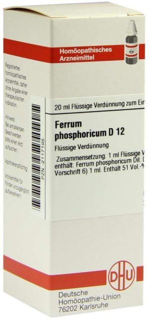 DHU Ferrum phosphoricum D12 20 ml Dilution