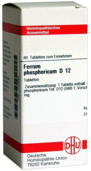 DHU Ferrum phosphoricum D12 80 Tabletten