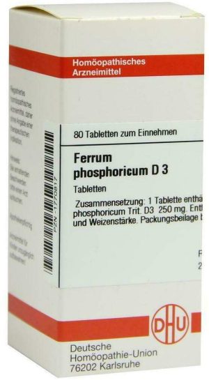 DHU Ferrum phosphoricum D3 80 Tabletten