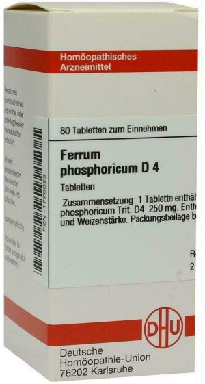 DHU Ferrum phosphoricum D4 80 Tabletten