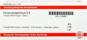 DHU Ferrum phosphoricum D8 Ampullen 8 x 1 ml
