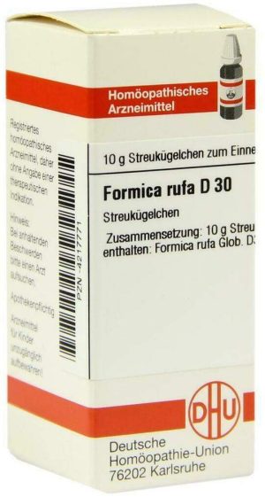 DHU Formica rufa D30 Globuli 10 g