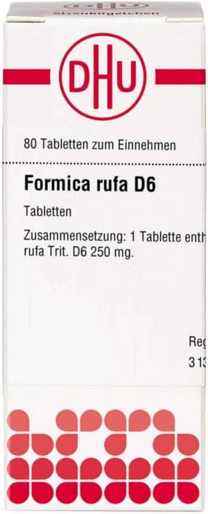 DHU Formica rufa D6 80 Tabletten