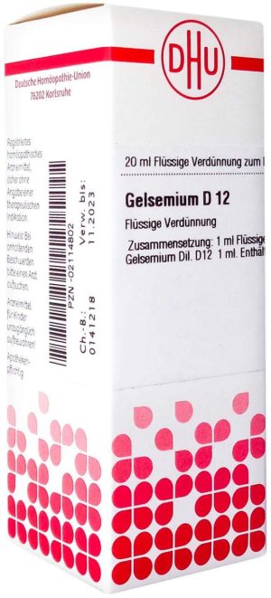 DHU Gelsemium D12 20 ml Dilution