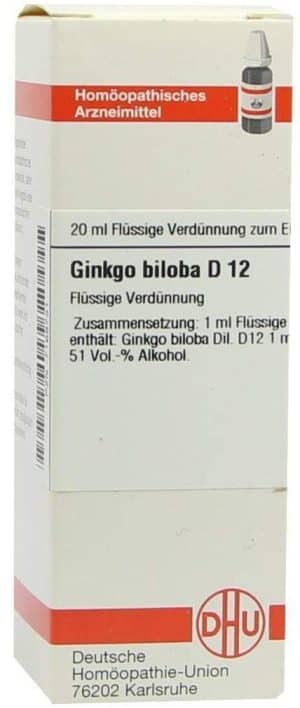 DHU Ginkgo biloba D12 20 ml Dilution