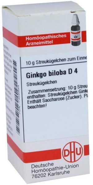 DHU Ginkgo biloba D4 10 g Globuli