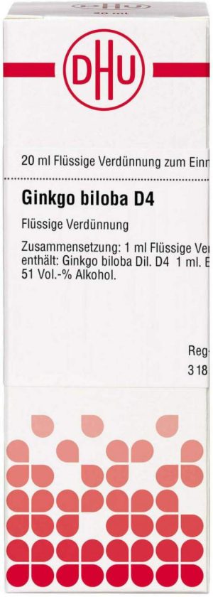 DHU Ginkgo biloba D4 20 ml Dilution
