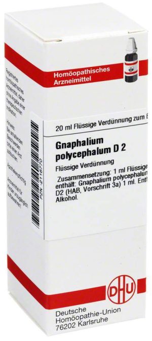 DHU Gnaphalium polycephalum D2 20 ml Dilution