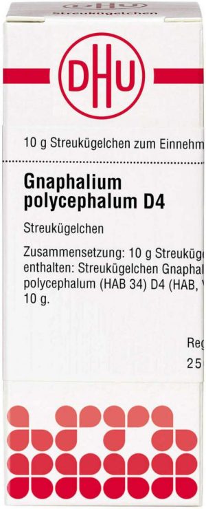 DHU Gnaphalium polycephalum D4 Globuli 10 g