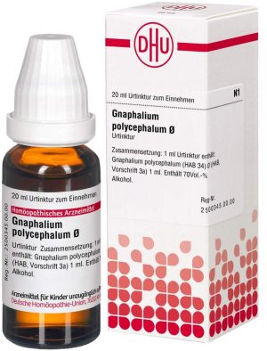 DHU Gnaphalium polycephalum Urtinktur 20 ml