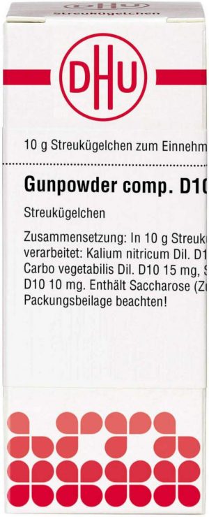 DHU Gunpowder comp. D10 Globuli 10 g