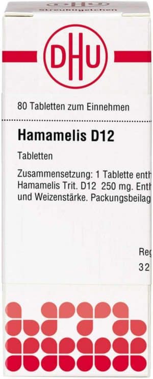 DHU Hamamelis D12 80 Tabletten