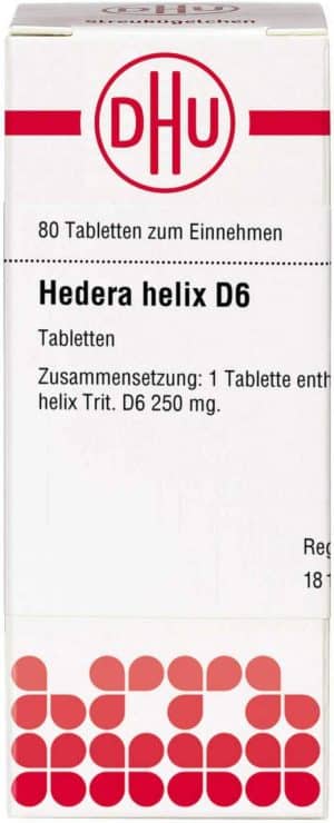 DHU Hedera helix D6 80 Tabletten